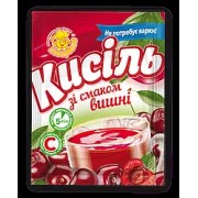 Кисіль "Вишня" 65 г./ 25 шт.ТМ "Поварёнок"